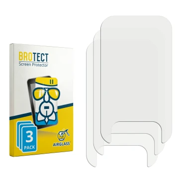 Face avant d’un emballage produit avec le logo de la marque BROTECT. À côté se trouve la protection d’écran correspondante.