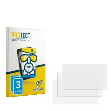 Face avant d’un emballage produit avec le logo de la marque BROTECT. À côté se trouve la protection d’écran correspondante.