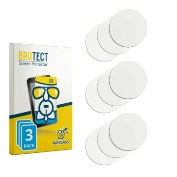 Face avant d’un emballage produit avec le logo de la marque BROTECT. À côté se trouve la protection d’écran correspondante.
