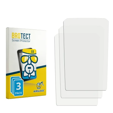 Face avant d’un emballage produit avec le logo de la marque BROTECT. À côté se trouve la protection d’écran correspondante.