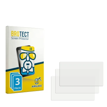 Face avant d’un emballage produit avec le logo de la marque BROTECT. À côté se trouve la protection d’écran correspondante.