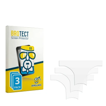 Face avant d’un emballage produit avec le logo de la marque BROTECT. À côté se trouve la protection d’écran correspondante.