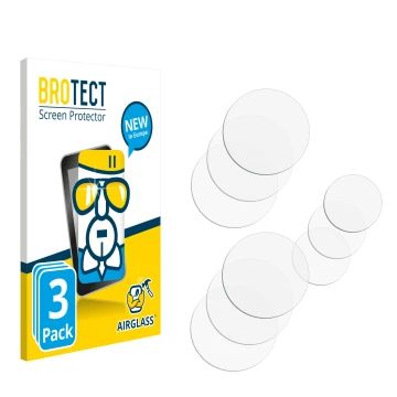 Face avant d’un emballage produit avec le logo de la marque BROTECT. À côté se trouve la protection d’écran correspondante.