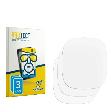 Face avant d’un emballage produit avec le logo de la marque BROTECT. À côté se trouve la protection d’écran correspondante.