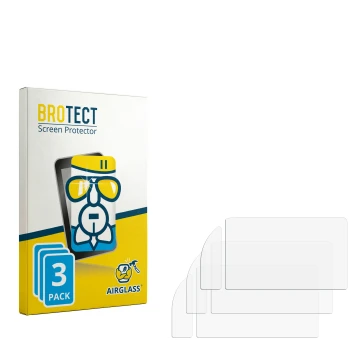 Face avant d’un emballage produit avec le logo de la marque BROTECT. À côté se trouve la protection d’écran correspondante.