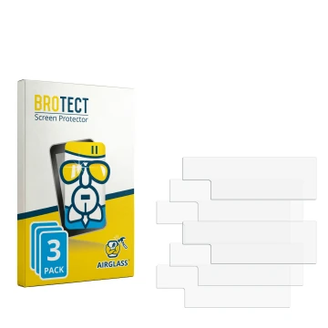 Face avant d’un emballage produit avec le logo de la marque BROTECT. À côté se trouve la protection d’écran correspondante.