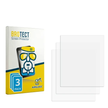 Face avant d’un emballage produit avec le logo de la marque BROTECT. À côté se trouve la protection d’écran correspondante.
