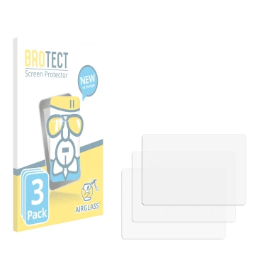 Face avant d’un emballage produit avec le logo de la marque BROTECT. À côté se trouve la protection d’écran correspondante.