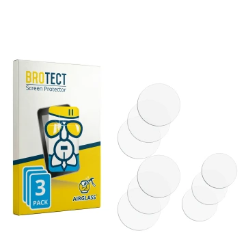 Face avant d’un emballage produit avec le logo de la marque BROTECT. À côté se trouve la protection d’écran correspondante.