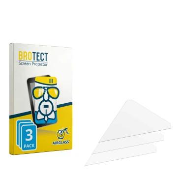 Face avant d’un emballage produit avec le logo de la marque BROTECT. À côté se trouve la protection d’écran correspondante.