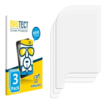 Face avant d’un emballage produit avec le logo de la marque BROTECT. À côté se trouve la protection d’écran correspondante.