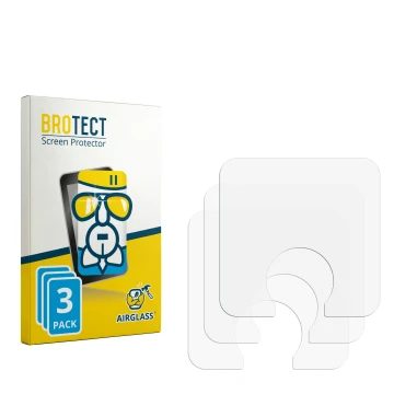 Face avant d’un emballage produit avec le logo de la marque BROTECT. À côté se trouve la protection d’écran correspondante.