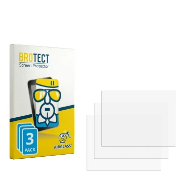 Face avant d’un emballage produit avec le logo de la marque BROTECT. À côté se trouve la protection d’écran correspondante.