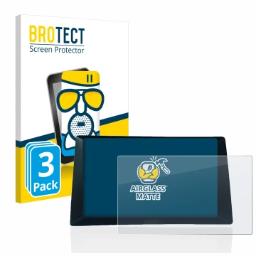 Face avant d’un emballage produit avec le logo de la marque BROTECT. À côté, l’appareil Audi A5 8T 2010 MMI 3G High est représ