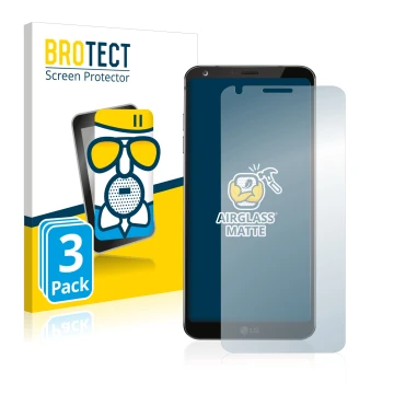 Face avant d’un emballage produit avec le logo de la marque BROTECT. À côté, l’appareil LG G6 est représenté avec la protectio