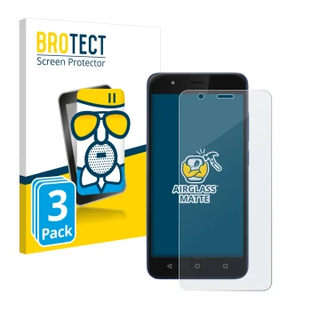 Face avant d’un emballage produit avec le logo de la marque BROTECT. À côté, l’appareil Gigaset GS270 plus est représenté avec