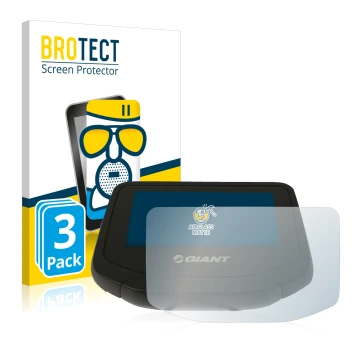 Face avant d’un emballage produit avec le logo de la marque BROTECT. À côté, l’appareil Giant RideControl Evo est représenté a