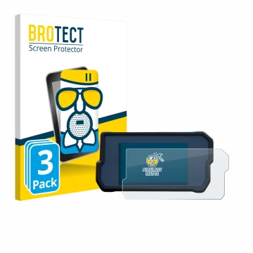 Face avant d’un emballage produit avec le logo de la marque BROTECT. À côté, l’appareil KTM 790 Adventure 2019+ est représenté