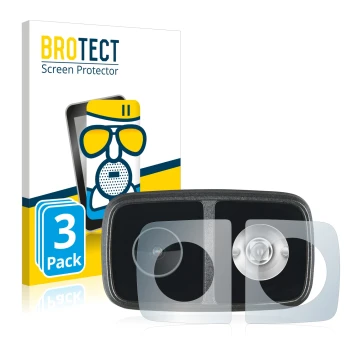 Face avant d’un emballage produit avec le logo de la marque BROTECT. À côté, l’appareil Cycliq Fly12 CE est représenté avec la