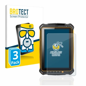 Face avant d’un emballage produit avec le logo de la marque BROTECT. À côté, l’appareil i.safe MOBILE IS930.2 est représenté a