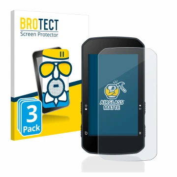 Face avant d’un emballage produit avec le logo de la marque BROTECT. À côté, l’appareil Bryton Rider 750 est représenté avec l