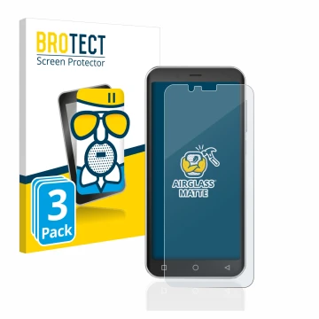 Face avant d’un emballage produit avec le logo de la marque BROTECT. À côté, l’appareil Emporia Smart 4 est représenté avec la