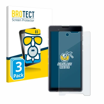 Face avant d’un emballage produit avec le logo de la marque BROTECT. À côté, l’appareil Bittium Tough Mobile 2 est représenté 
