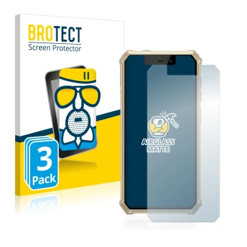 Face avant d’un emballage produit avec le logo de la marque BROTECT. À côté, l’appareil iiiF150 B2021 est représenté avec la p