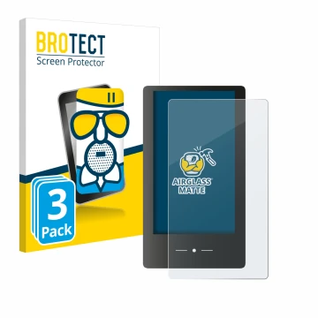 Face avant d’un emballage produit avec le logo de la marque BROTECT. À côté, l’appareil REINER SCT timeCard Terminal 3 est rep