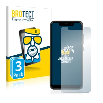 Face avant d’un emballage produit avec le logo de la marque BROTECT. À côté, l’appareil Oukitel C22 est représenté avec la pro