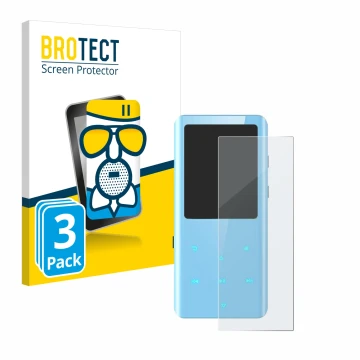 Face avant d’un emballage produit avec le logo de la marque BROTECT. À côté, l’appareil AGPtek A19X est représenté avec la pro