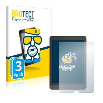 Face avant d’un emballage produit avec le logo de la marque BROTECT. À côté, l’appareil Boox Nova 3 est représenté avec la pro
