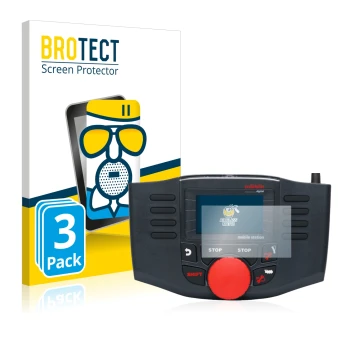 Face avant d’un emballage produit avec le logo de la marque BROTECT. À côté, l’appareil Märklin Mobile Station 2 60657 est rep