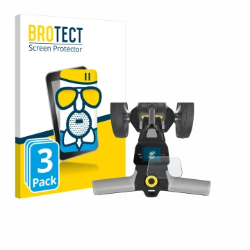 Face avant d’un emballage produit avec le logo de la marque BROTECT. À côté, l’appareil PowaKaddy CT6 GPS est représenté avec 