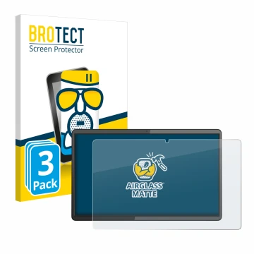 Face avant d’un emballage produit avec le logo de la marque BROTECT. À côté, l’appareil Lenovo IdeaPad Duet 5 Chromebook (13