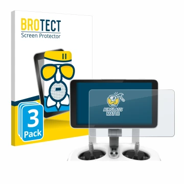 Face avant d’un emballage produit avec le logo de la marque BROTECT. À côté, l’appareil DJI Phantom 4 Pro+/Adv+ 5.5