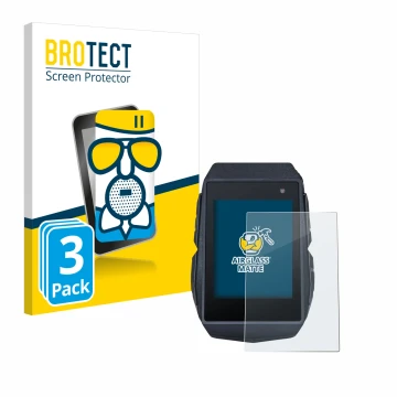 Face avant d’un emballage produit avec le logo de la marque BROTECT. À côté, l’appareil Sigma ROX 11.1 Evo est représenté avec