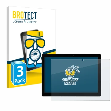 Face avant d’un emballage produit avec le logo de la marque BROTECT. À côté, l’appareil Hyrican Enwo Pad est représenté avec l