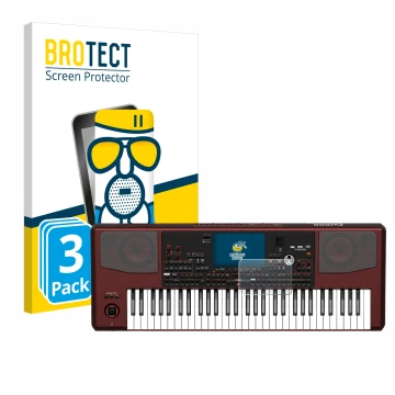 Face avant d’un emballage produit avec le logo de la marque BROTECT. À côté, l’appareil KORG Pa1000 est représenté avec la pro