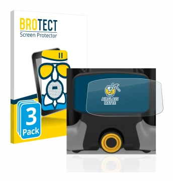 Face avant d’un emballage produit avec le logo de la marque BROTECT. À côté, l’appareil PowaKaddy CT8 est représenté avec la p