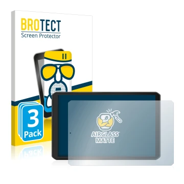 Face avant d’un emballage produit avec le logo de la marque BROTECT. À côté, l’appareil Garmin dezl LGV810 est représenté avec