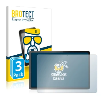 Face avant d’un emballage produit avec le logo de la marque BROTECT. À côté, l’appareil Lenovo Tab P11 Pro Gen 2 est représent