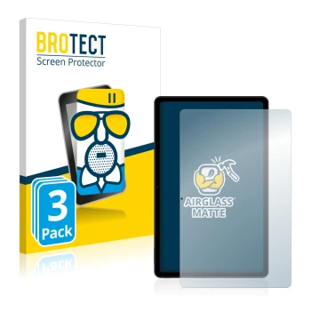 Face avant d’un emballage produit avec le logo de la marque BROTECT. À côté, l’appareil Xiaomi Redmi Pad est représenté avec l