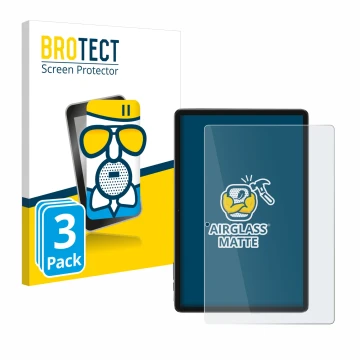 Face avant d’un emballage produit avec le logo de la marque BROTECT. À côté, l’appareil Blackview Tab 7 WiFi est représenté av