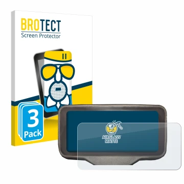 Face avant d’un emballage produit avec le logo de la marque BROTECT. À côté, l’appareil Horwin SK3 est représenté avec la prot