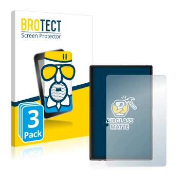 Face avant d’un emballage produit avec le logo de la marque BROTECT. À côté, l’appareil Yestel T10 10