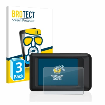 Face avant d’un emballage produit avec le logo de la marque BROTECT. À côté, l’appareil Hikmicro Pocket 2 est représenté avec 