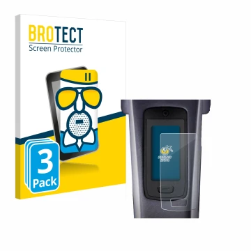 Face avant d’un emballage produit avec le logo de la marque BROTECT. À côté, l’appareil TQ HPR50 E-Bike System est représenté 