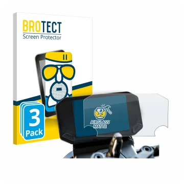 Face avant d’un emballage produit avec le logo de la marque BROTECT. À côté, l’appareil VOGE 350 AC est représenté avec la pro