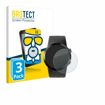 Face avant d’un emballage produit avec le logo de la marque BROTECT. À côté, l’appareil Shot Scope X5 est représenté avec la p